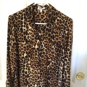 Express - Portofino Animal Print Shirt